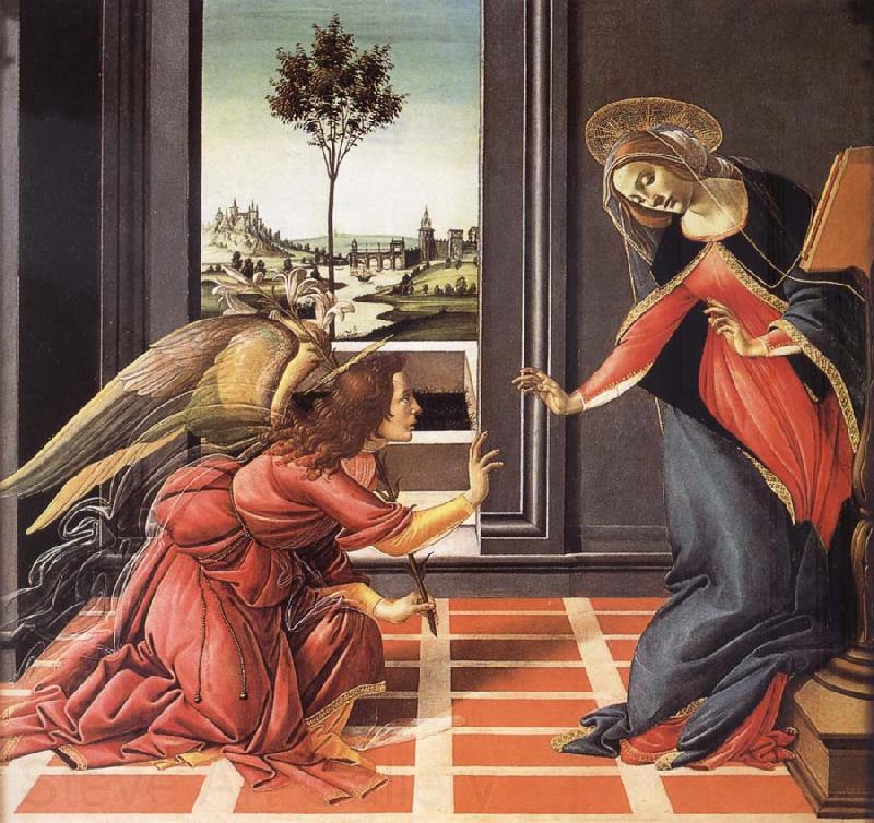 Sandro Botticelli La Anunciacion